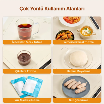 Borgana HeatMat™ – Akıllı Yemek Isıtıcı Mat